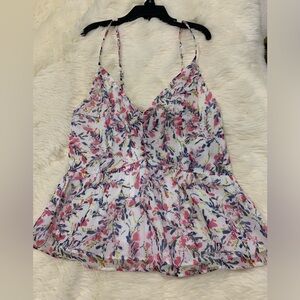 French Connection Flores Crinkle Cami